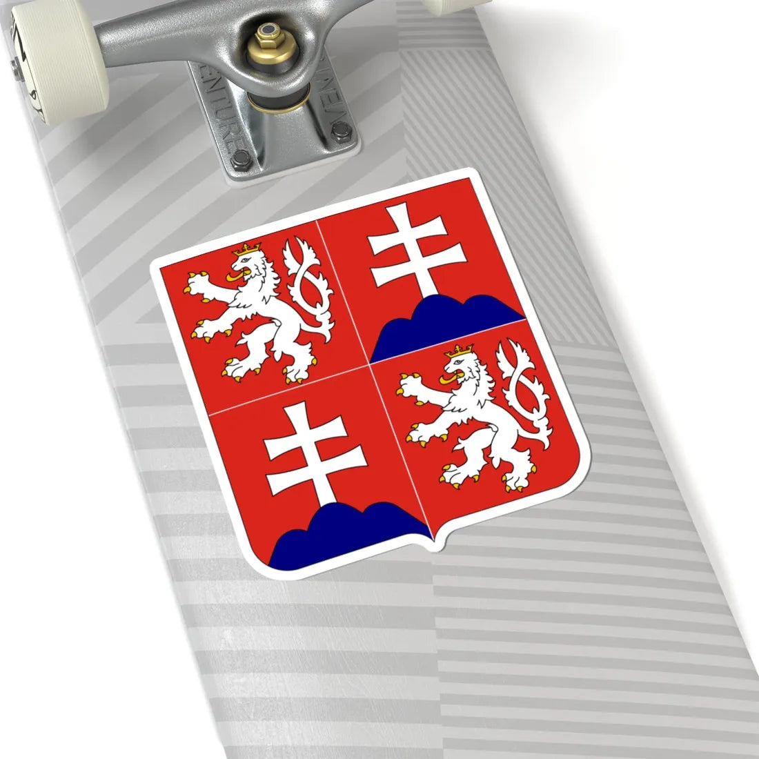 Herb Czechosłowacji 1990-1992 (Slovakia) (Coat of Arms) STICKER Vinyl Kiss-Cut Decal - The Sticker Space