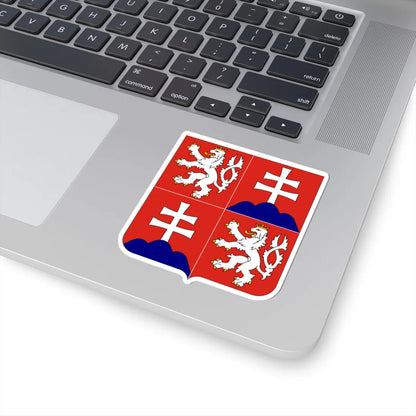 Herb Czechosłowacji 1990-1992 (Slovakia) (Coat of Arms) STICKER Vinyl Kiss-Cut Decal - The Sticker Space