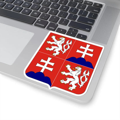 Herb Czechosłowacji 1990-1992 (Slovakia) (Coat of Arms) STICKER Vinyl Kiss-Cut Decal - The Sticker Space