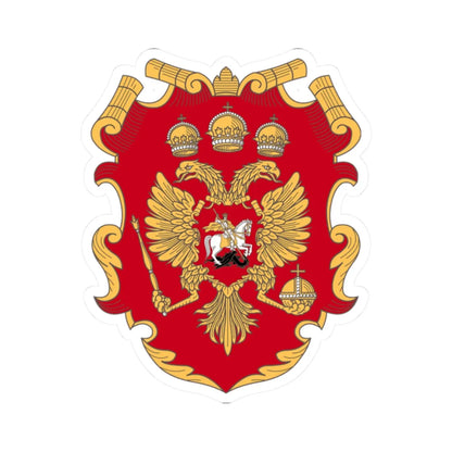 Herb Moskovia-1 Alex K (Russia) (Coat of Arms) STICKER Vinyl Kiss-Cut Decal 2 Inch White - The Sticker Space