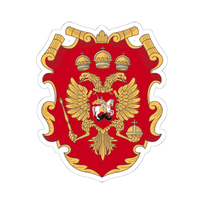 Herb Moskovia-1 Alex K (Russia) (Coat of Arms) STICKER Vinyl Kiss-Cut Decal 6 Inch White - The Sticker Space