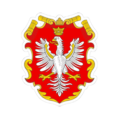 Herb Polska Alex K (Lithuania) (Coat of Arms) STICKER Vinyl Kiss-Cut Decal 4 Inch White - The Sticker Space