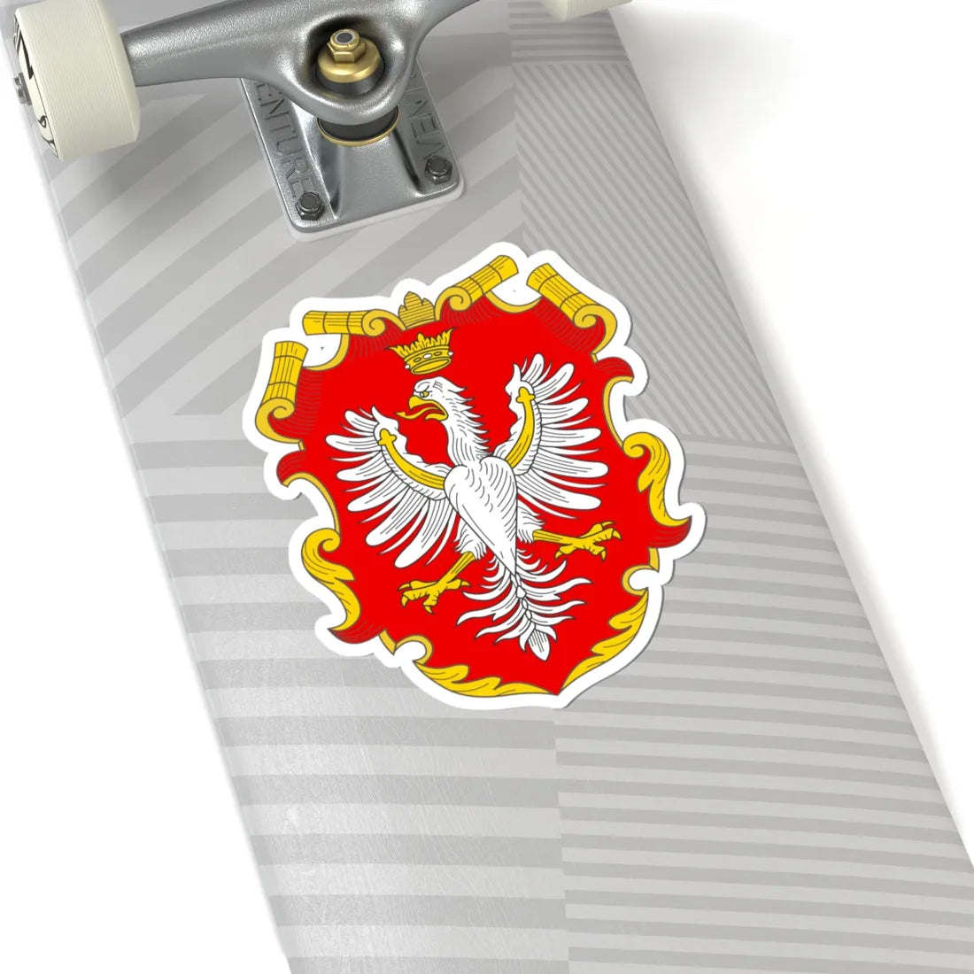 Herb Polska Alex K (Lithuania) (Coat of Arms) STICKER Vinyl Kiss-Cut Decal - The Sticker Space