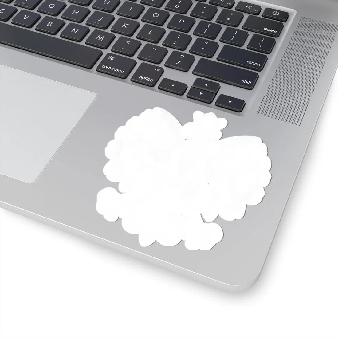 Herb Polski liniowy biały (Poland) (Coat of Arms) STICKER Vinyl Kiss-Cut Decal - The Sticker Space