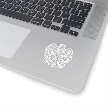 Herb Polski liniowy (Poland) (Coat of Arms) STICKER Vinyl Kiss-Cut Decal - The Sticker Space