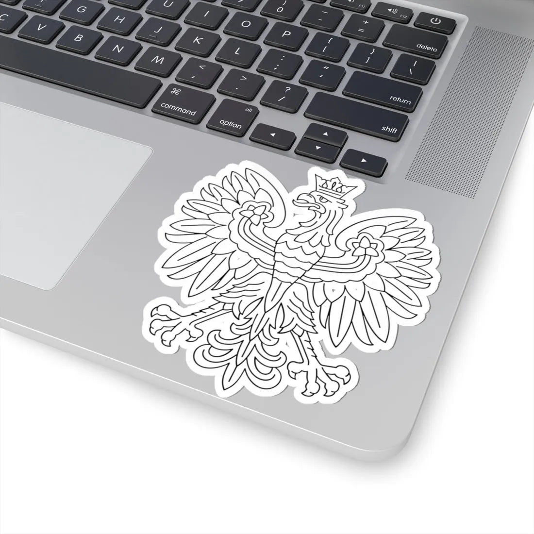 Herb Polski liniowy (Poland) (Coat of Arms) STICKER Vinyl Kiss-Cut Decal - The Sticker Space