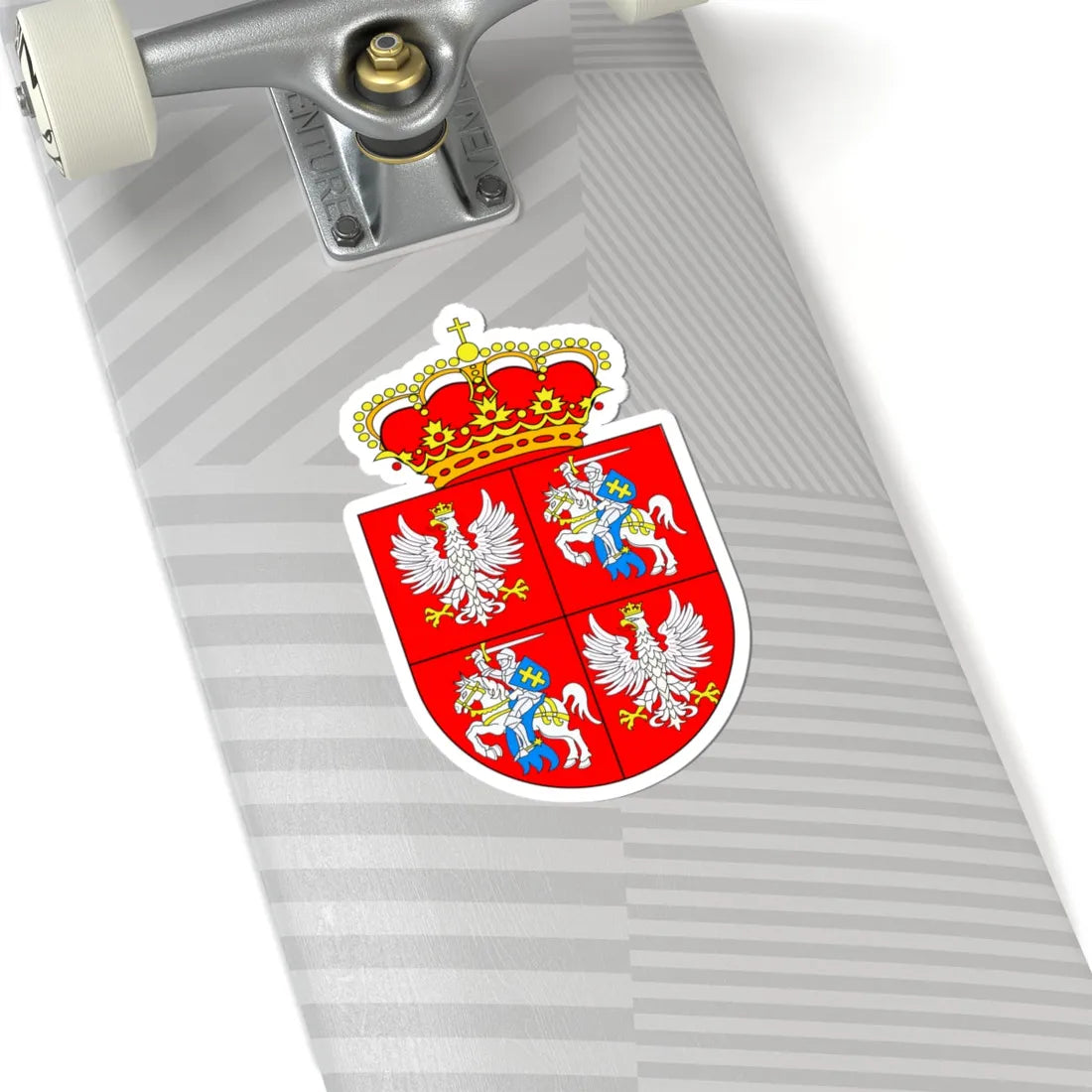 Herb Rzeczypospolitej Obojga Narodow (Poland) (Coat of Arms) STICKER Vinyl Kiss-Cut Decal - The Sticker Space
