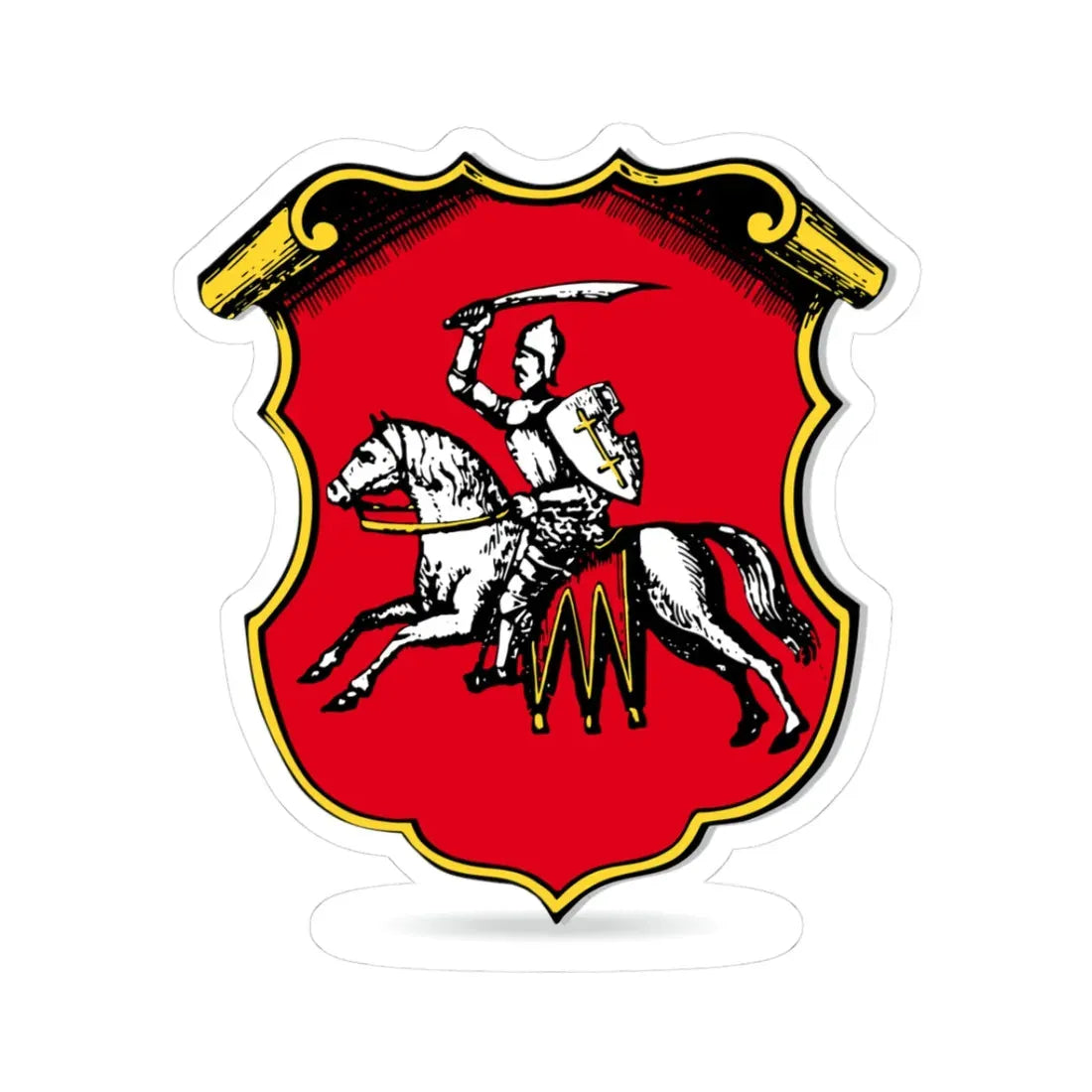 Herbarz Kaspra Niesieckiego Трокское (Belarus) (Coat of Arms) STICKER Vinyl Kiss-Cut Decal - The Sticker Space