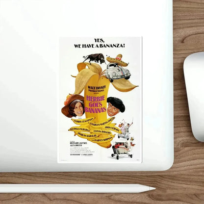 Herbie Goes Bananas 1980 Movie Poster STICKER Vinyl Die-Cut Decal - The Sticker Space