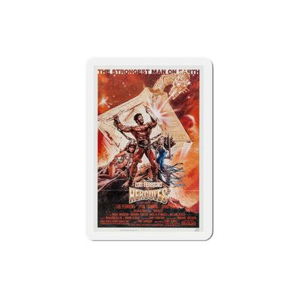 Hercules 1983 Movie Poster Die-Cut Magnet-3" x 3"-The Sticker Space