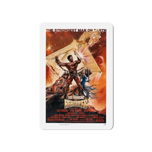 HERCULES 1983 Movie Poster - Die-Cut Magnet-6 × 6"-The Sticker Space