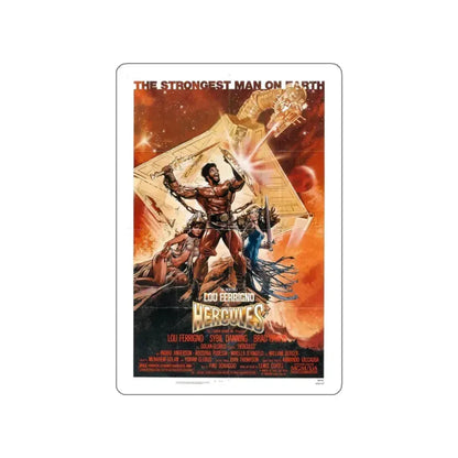 HERCULES 1983 Movie Poster STICKER Vinyl Die-Cut Decal 3 Inch - The Sticker Space