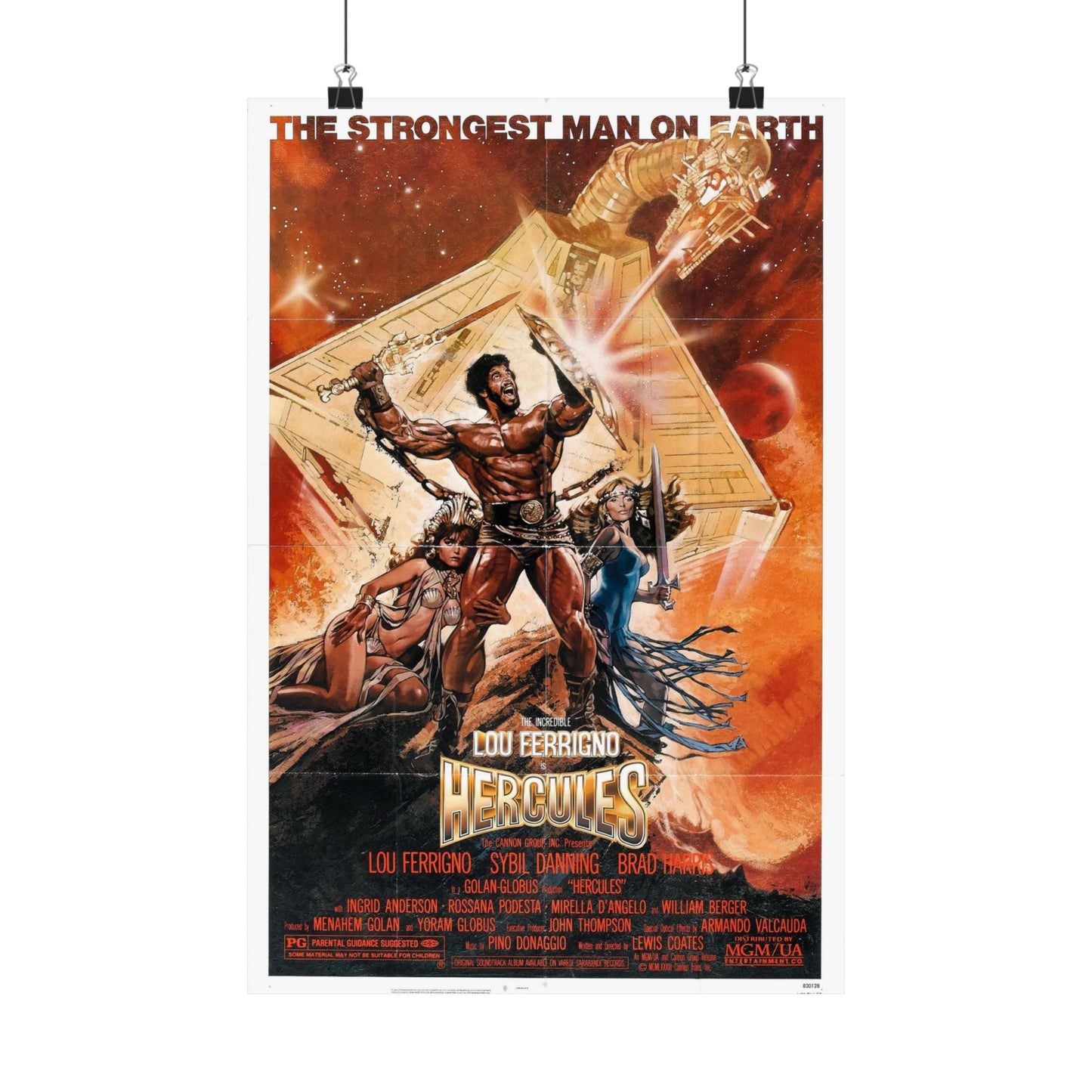 HERCULES 1983 - Paper Movie Poster-12″ x 18″-The Sticker Space