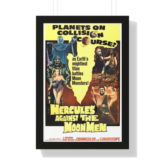 HERCULES AGAINST THE MOON MEN 1964 - Framed Movie Poster-16″ x 24″-The Sticker Space