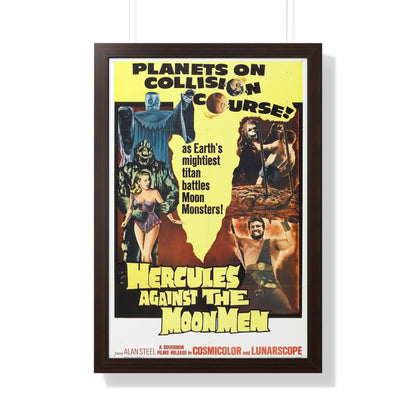 HERCULES AGAINST THE MOON MEN 1964 - Framed Movie Poster-20" x 30"-The Sticker Space