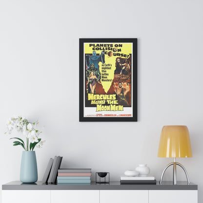 HERCULES AGAINST THE MOON MEN 1964 - Framed Movie Poster-The Sticker Space