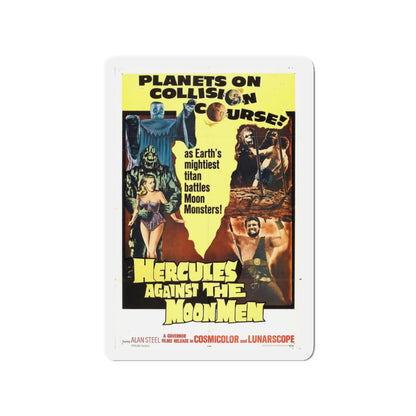 HERCULES AGAINST THE MOON MEN 1964 Movie Poster - Die-Cut Magnet-3" x 3"-The Sticker Space