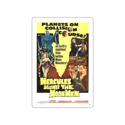 HERCULES AGAINST THE MOON MEN 1964 Movie Poster STICKER Vinyl Die-Cut Decal 5 Inch - The Sticker Space