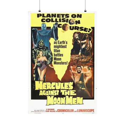 HERCULES AGAINST THE MOON MEN 1964 - Paper Movie Poster 24″ x 36″ Matte - The Sticker Space