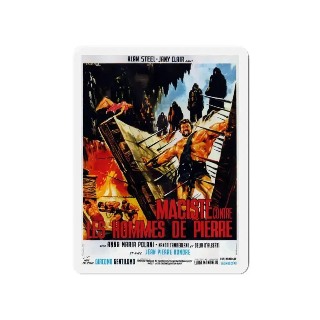 HERCULES AGAINST THE MOON MEN (2) 1964 Movie Poster - Refrigerator Magnet - The Sticker Space