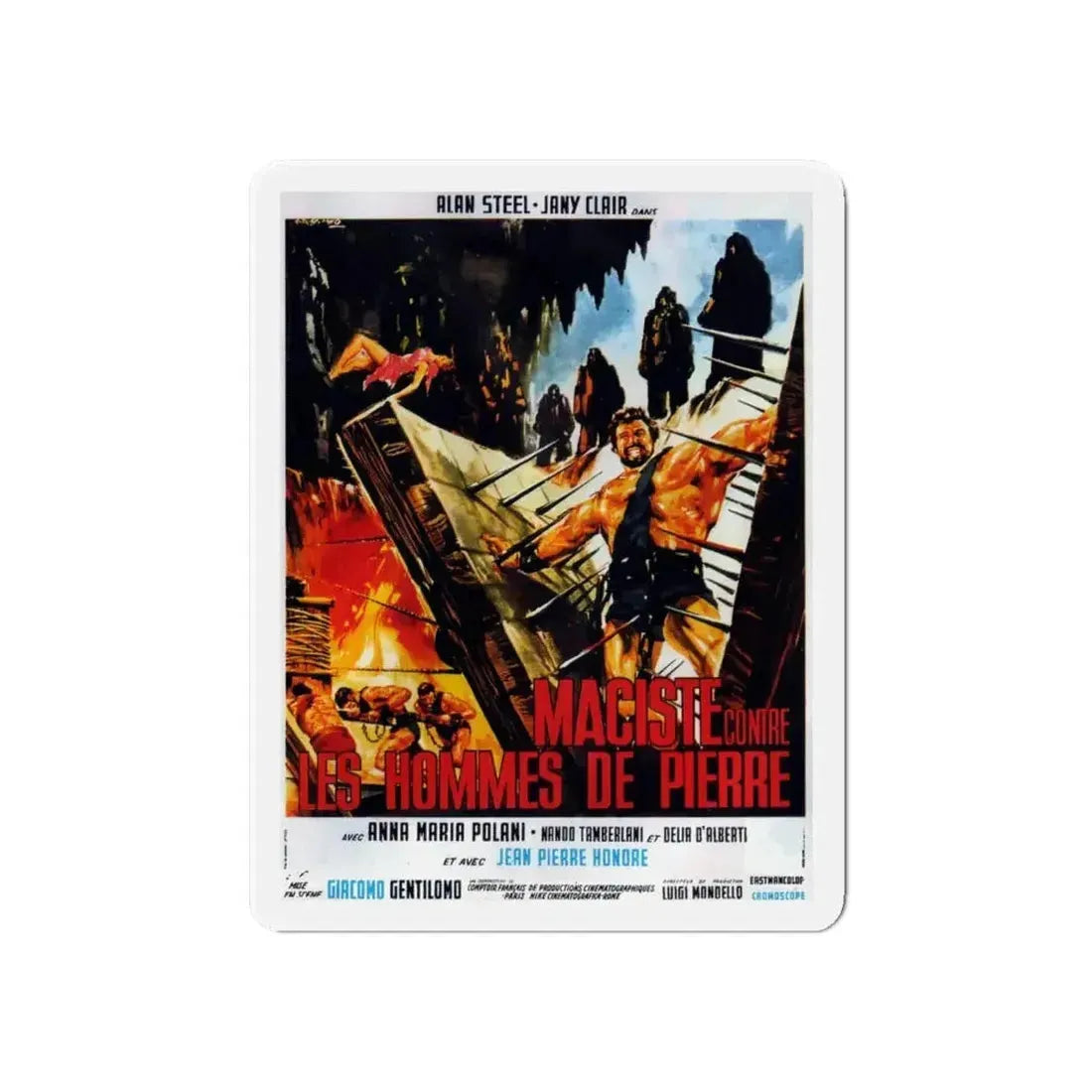 HERCULES AGAINST THE MOON MEN (2) 1964 Movie Poster - Refrigerator Magnet - The Sticker Space