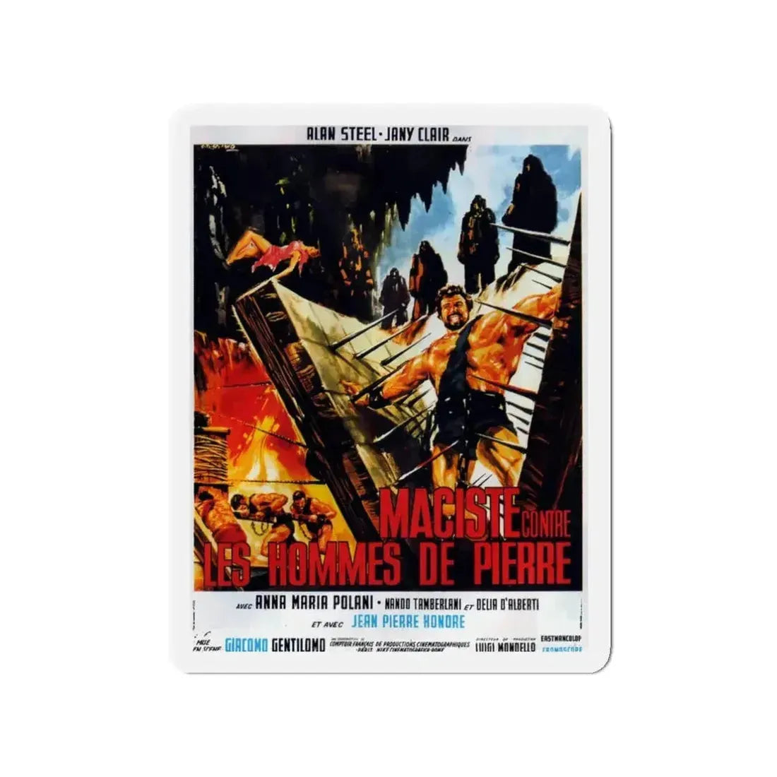 HERCULES AGAINST THE MOON MEN (2) 1964 Movie Poster - Refrigerator Magnet - The Sticker Space