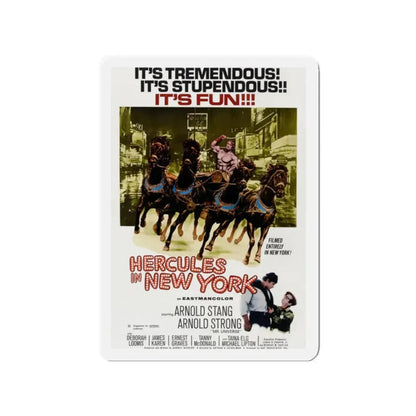 HERCULES IN NEW YORK 1969 Movie Poster - Refrigerator Magnet 2 Inch - The Sticker Space