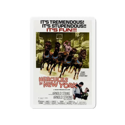 HERCULES IN NEW YORK 1969 Movie Poster - Refrigerator Magnet - The Sticker Space