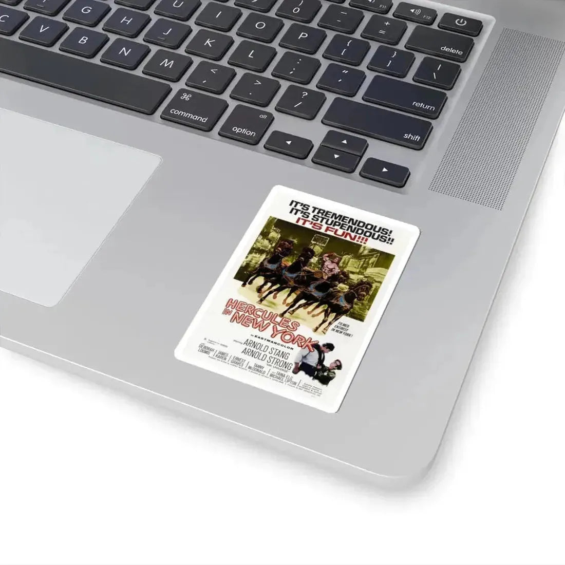 HERCULES IN NEW YORK 1969 Movie Poster - STICKER Vinyl Kiss-Cut Decal - The Sticker Space