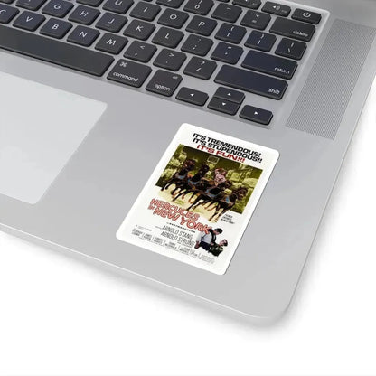 HERCULES IN NEW YORK 1969 Movie Poster - STICKER Vinyl Kiss-Cut Decal - The Sticker Space