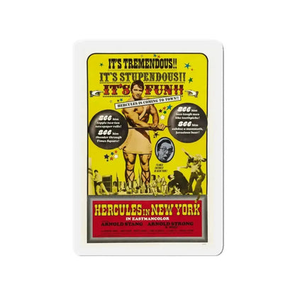 HERCULES IN NEW YORK (2) 1969 Movie Poster - Refrigerator Magnet - The Sticker Space