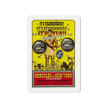 HERCULES IN NEW YORK (2) 1969 Movie Poster - Refrigerator Magnet - The Sticker Space