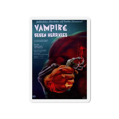 HERCULES IN THE HAUNTED WORLD (GERMAN) 1961 Movie Poster - Refrigerator Magnet 4 Inch - The Sticker Space