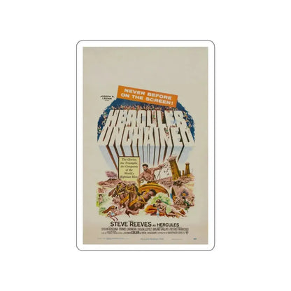 HERCULES UNCHAINED 1959 Movie Poster STICKER Vinyl Die-Cut Decal 3 Inch - The Sticker Space