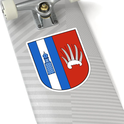 Herdern-blazon (Switzerland) (Coat of Arms) STICKER Vinyl Kiss-Cut Decal - The Sticker Space