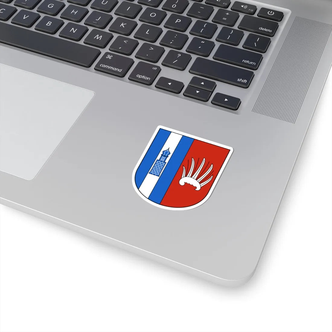 Herdern-blazon (Switzerland) (Coat of Arms) STICKER Vinyl Kiss-Cut Decal - The Sticker Space