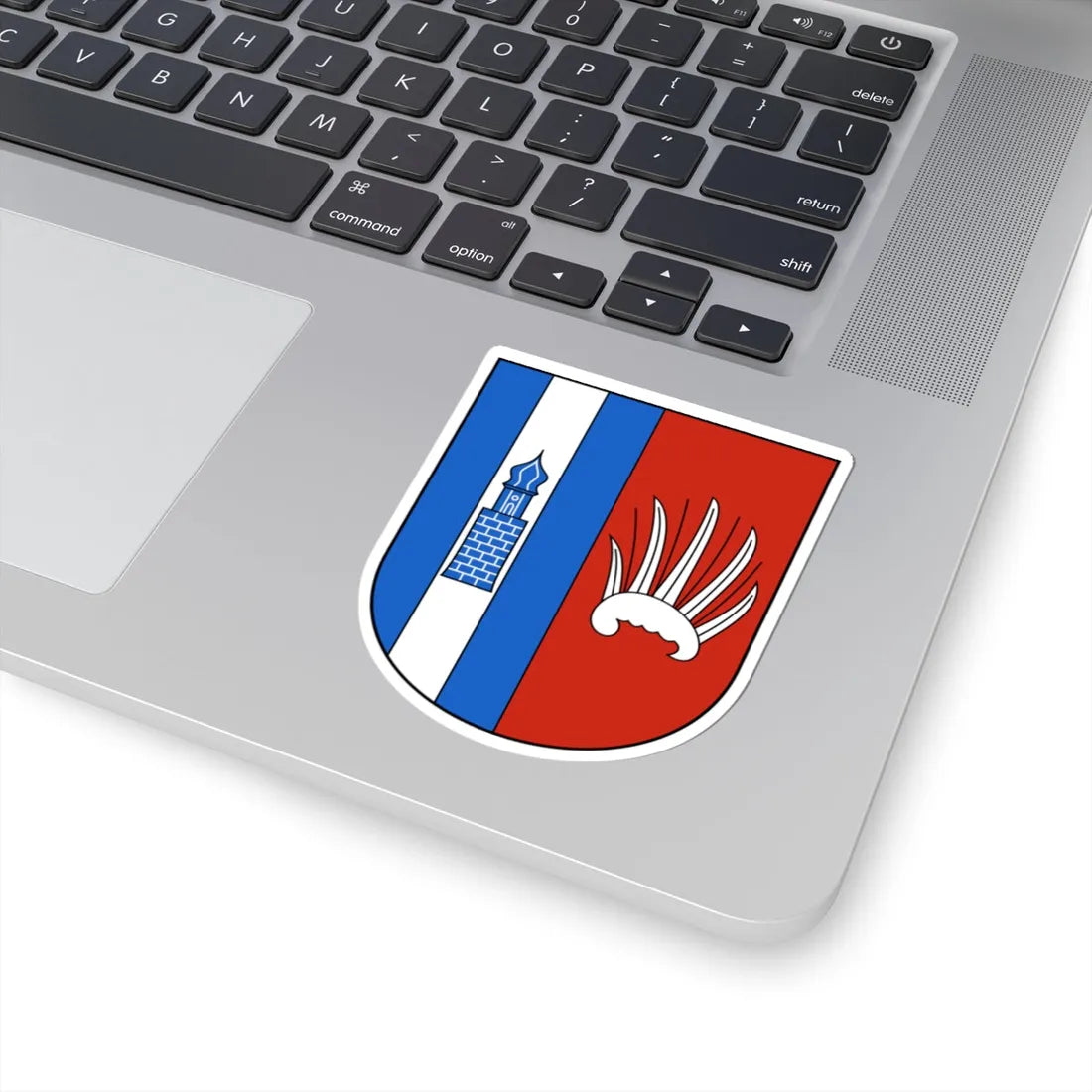 Herdern-blazon (Switzerland) (Coat of Arms) STICKER Vinyl Kiss-Cut Decal - The Sticker Space