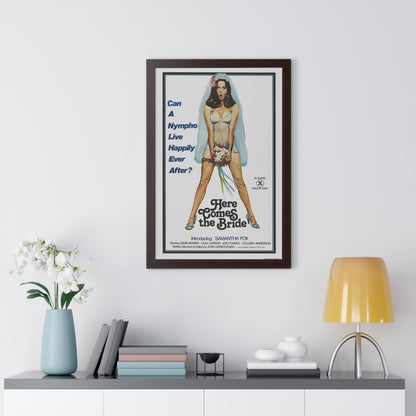 HERE COMES THE BRIDE 1978 - Framed Movie Poster-The Sticker Space