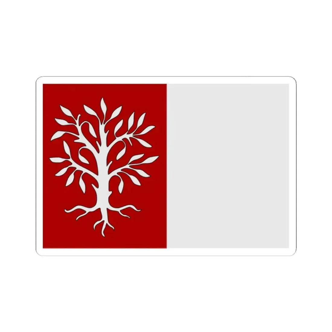 Herentals vlag (Belgium) STICKER Vinyl Kiss-Cut Decal 2 Inch White - The Sticker Space
