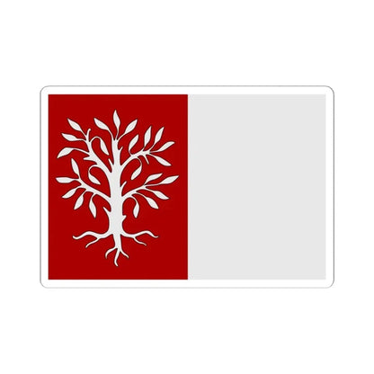 Herentals vlag (Belgium) STICKER Vinyl Kiss-Cut Decal 4 Inch White - The Sticker Space