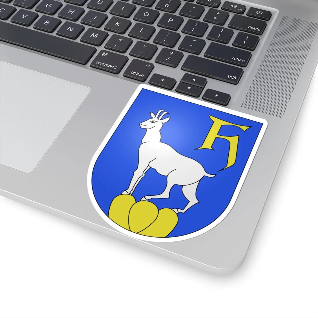 Hergiswil-coat of arms (Switzerland) (Coat of Arms) STICKER Vinyl Kiss-Cut Decal - The Sticker Space