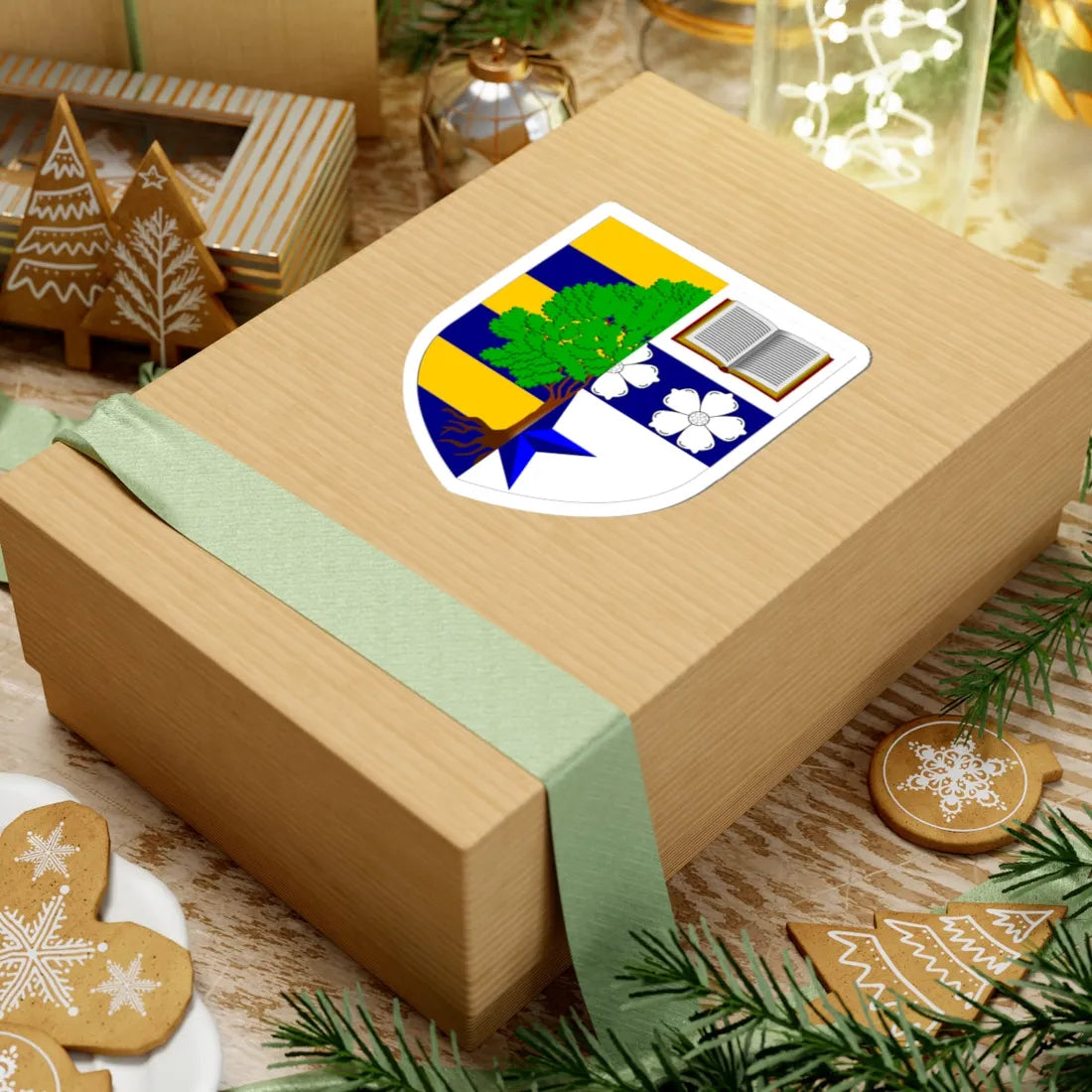 Heriot-Watt University arms (Scotland) (Coat of Arms) STICKER Vinyl Kiss-Cut Decal - The Sticker Space
