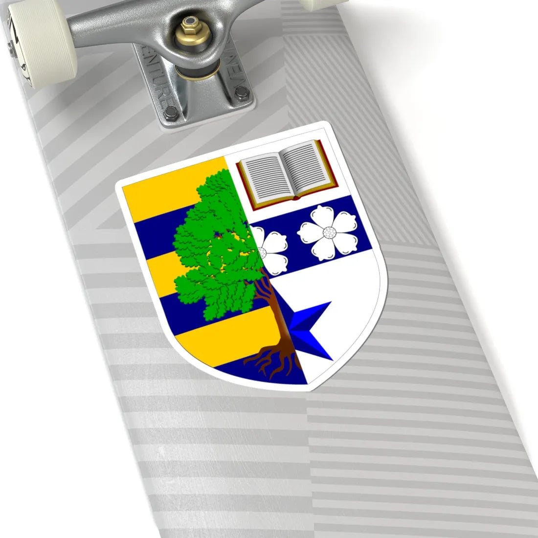 Heriot-Watt University arms (Scotland) (Coat of Arms) STICKER Vinyl Kiss-Cut Decal - The Sticker Space