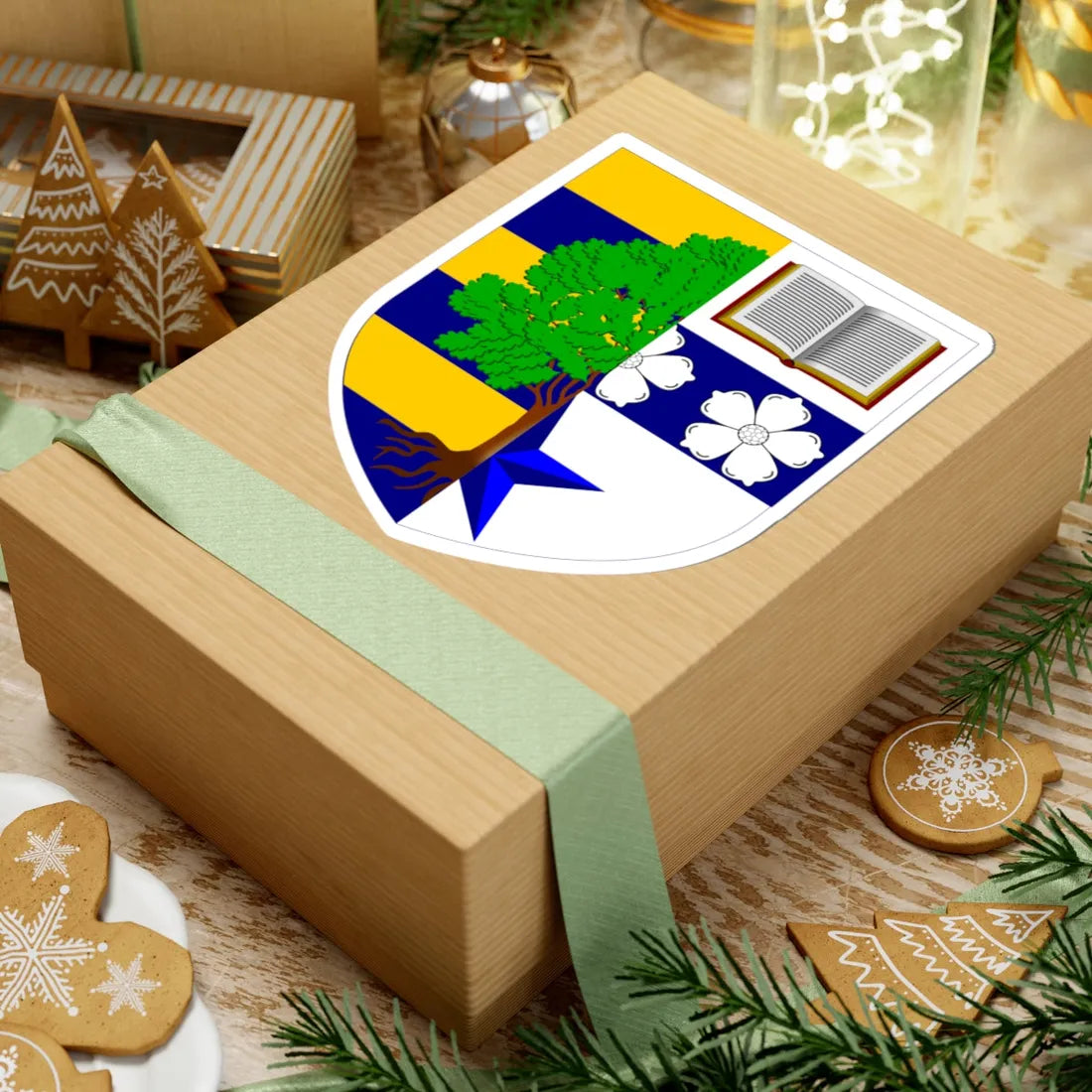 Heriot-Watt University arms (Scotland) (Coat of Arms) STICKER Vinyl Kiss-Cut Decal - The Sticker Space