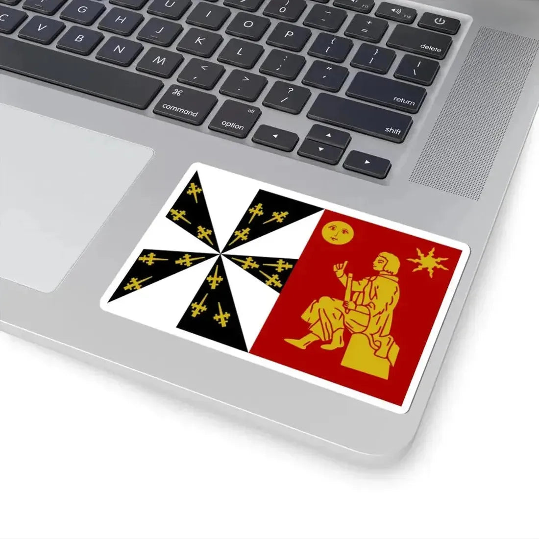 Herne vlag (Belgium) STICKER Vinyl Kiss-Cut Decal - The Sticker Space