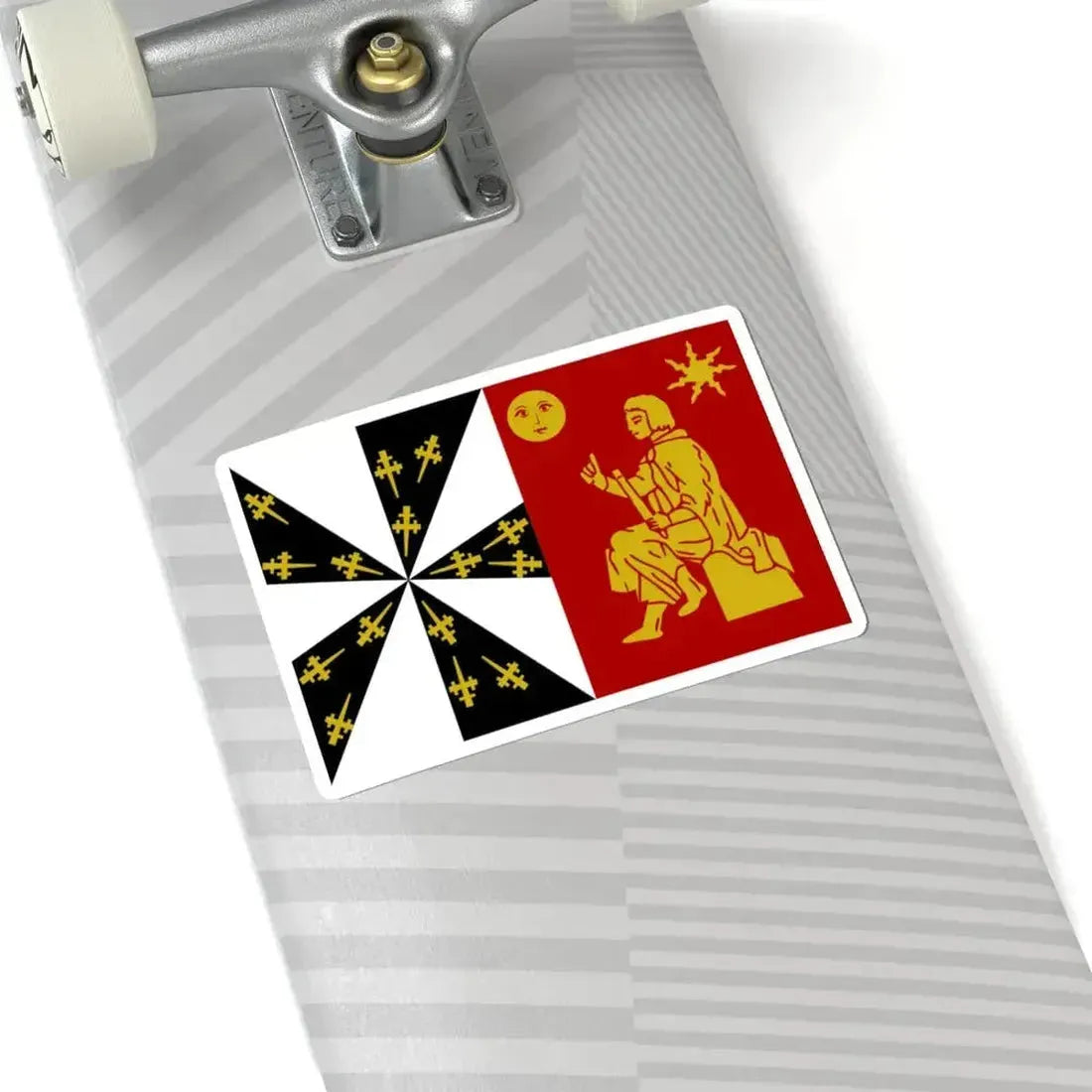 Herne vlag (Belgium) STICKER Vinyl Kiss-Cut Decal - The Sticker Space