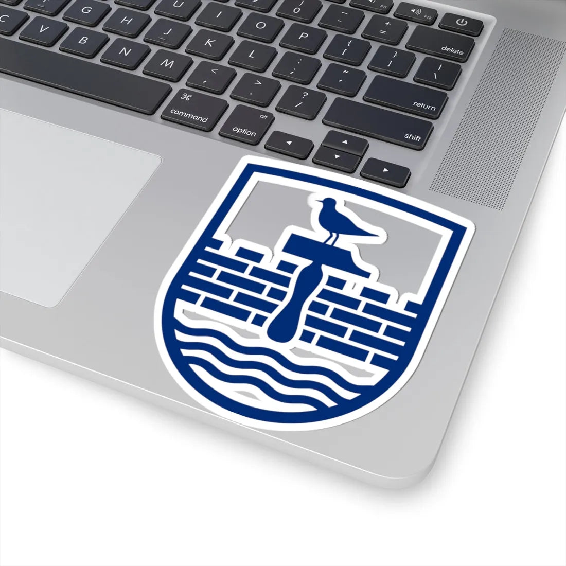 Herning Kommune byvåben (Denmark) (Coat of Arms) STICKER Vinyl Kiss-Cut Decal - The Sticker Space