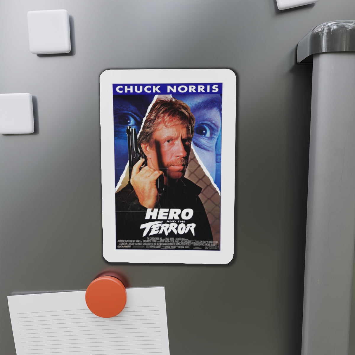 HERO AND THE TERROR 1988 Movie Poster - Die-Cut Magnet-The Sticker Space