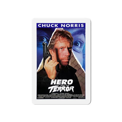 HERO AND THE TERROR 1988 Movie Poster - Refrigerator Magnet 5 Inch - The Sticker Space