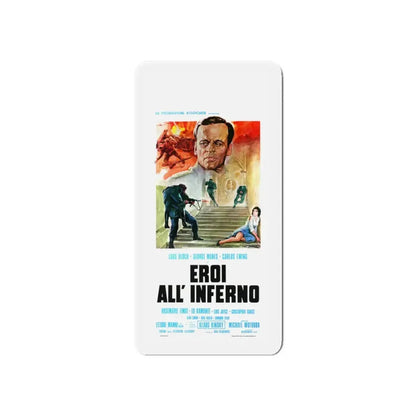 HEROES IN HELL 1974 Movie Poster - Refrigerator Magnet 6 Inch - The Sticker Space